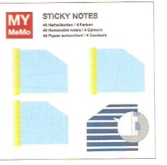 Rico Design - Sticky Notes Haftetiketten blau (Ausverkauf)
