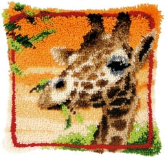 Knüpfkissen Vervaco - Giraffe 40x40 cm