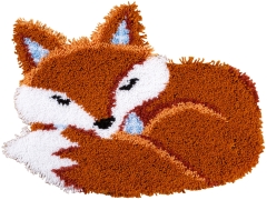 Knüpfteppich Verachtert/Vervaco - Schlafender Fuchs