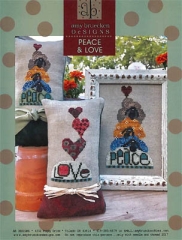 Stickvorlage Amy Bruecken Designs Peace & Love