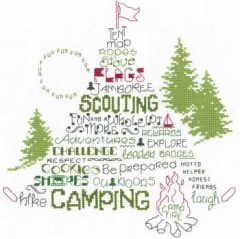 Stickvorlage Imaginating - Lets Go Camping