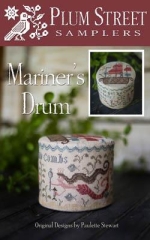 Stickvorlage Plum Street Samplers - Mariner's Drum