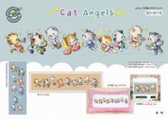 Stickvorlage Soda Stitch - Cat Angels