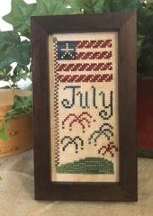 Stickvorlage From the Heart - July Mini Sampler