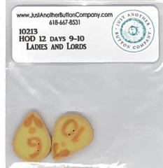 Just Another Button Company - Buttons 12 Days Ladies & Lords