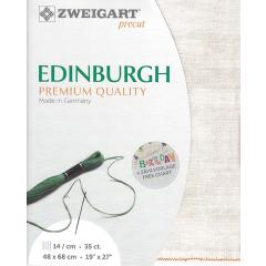 Zweigart Edinburgh Leinen 35ct - Farbe 1079 vintage düne (Precut 48x68 cm)
