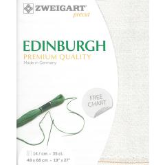Zweigart Edinburgh Precut 35ct - 48x68 cm Farbe 1111 irisee