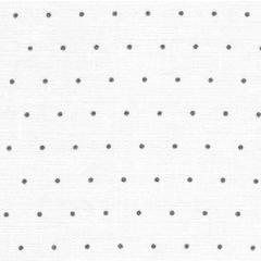 Zweigart Edinburgh Meterware 36ct - Farbe 1409 Mini Dots weiß-grau
