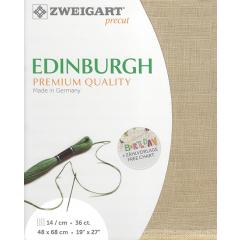 Zweigart Edinburgh Leinen 35ct - Farbe 309 flachs (Precut 48x68 cm)