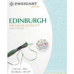 Zweigart Edinburgh Precut 35ct - 48x68 cm Farbe 5146 aqua