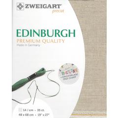 Zweigart Edinburgh Leinen 35ct - Farbe 52 natur (Precut 48x68 cm)