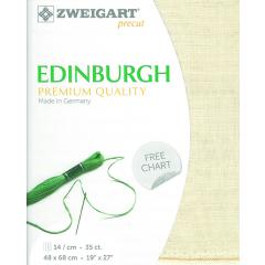 Zweigart Edinburgh Leinen 35ct - Farbe 99 ecru (Precut 48x68 cm)
