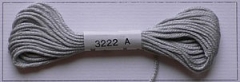 Soie dAlger Seidenstickgarn - Farbe 3222 grau