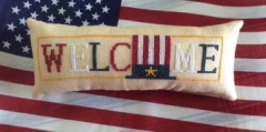 Stickvorlage Needle Bling Designs - Wee Welcome - Patriotic