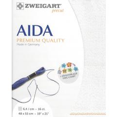 Zweigart Aida Precut 16ct - 48x53 cm Farbe 11 irisée