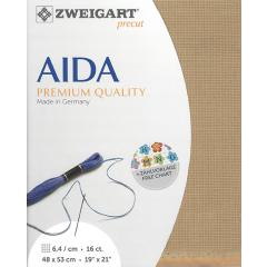 Zweigart Aida Precut 16ct - 48x53 cm Farbe 300 eiche