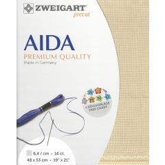 Zweigart Aida 16ct - Farbe 3740 sand (Precut 48x53 cm)