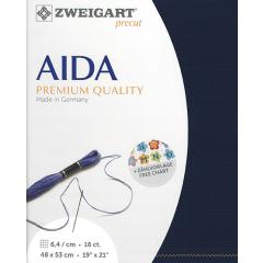 Zweigart Aida 16ct - Farbe 589 dunkelblau (Precut 48x53 cm)