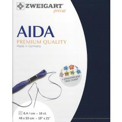 Zweigart Aida Precut 16ct - 48x53 cm Farbe 589 dunkelblau