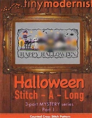 Stickvorlage Tiny Modernist Inc - Halloween Stitch A Long Part 1