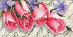 Stickpackung Needleart World - Roses & Music