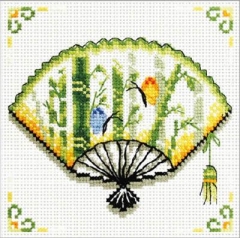 Stickpackung Needleart World - Bamboo Fan