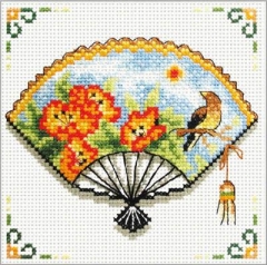 Stickpackung Needleart World - Nasturtium Fan