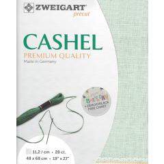 Zweigart Cashel Precut 28ct - 48x68 cm Farbe 6125 mint