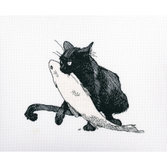 RTO Stickbild Among Black Cats 23x18 cm