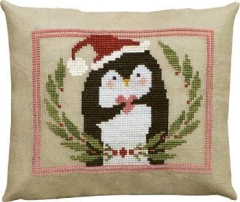 Stickvorlage Artful Offerings - Pinny Penguin's Heart Of Christmas
