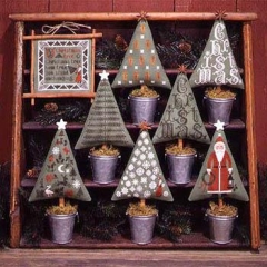 Stickvorlage The Prairie Schooler - Christmas Trees