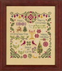 Stickvorlage Elizabeths Designs - Antique Christmas Sampler