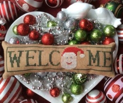 Stickvorlage Needle Bling Designs - Wee Welcome - December Santa