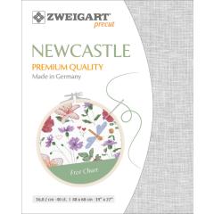 Zweigart Newcastle 40ct - Farbe 100 weiß (Precut 48x68 cm)
