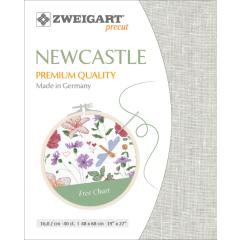 Zweigart Newcastle 40ct - Farbe 101 naturweiß (Precut 48x68 cm)