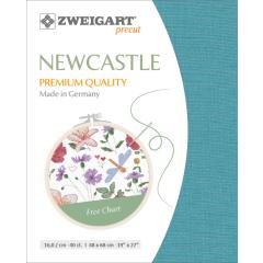 Zweigart Newcastle 40ct - Farbe 6134 lagoon (Precut 48x68 cm)
