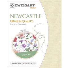 Zweigart Newcastle 40ct - Farbe 770 platin (Precut 48x68 cm)