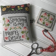 Stickvorlage Hands On Design - Stitching Is My Heart's Desire