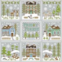 Country Cottage Needleworks - Frosty Forest (Serie mit 9 Vorlagen)