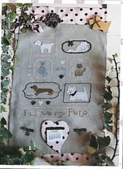 Stickvorlage Madame Chantilly - I Love My Pets (Ausverkauf)
