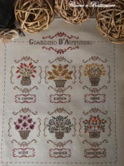 Stickvorlage Cuore E Batticuore - Giardino D'Autunno