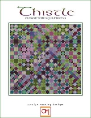 Stickvorlage CM Designs - Thistle (Cross Stitched Quilt Blocks)