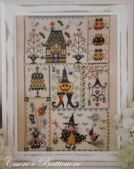 Stickvorlage Cuore E Batticuore - Halloween In Quilt