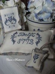 Stickvorlage Cuore E Batticuore - Delft 1772