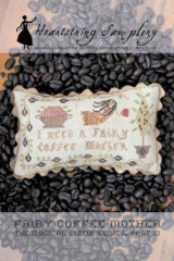 Stickvorlage Heartstring Samplery - Fairy Coffee Mother