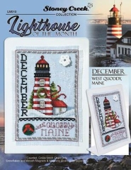 Stickvorlage Stoney Creek Collection - Lighthouse Of The Month December