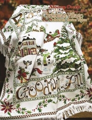 Stickvorlage Stoney Creek Collection - Christmas Village Collector's Series Afghan