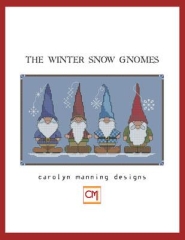 Stickvorlage CM Designs - Winter Snow Gnomes