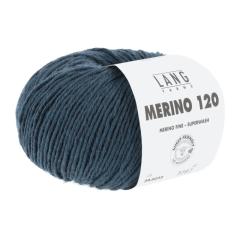 Merino 120 - Lang Yarns - petrol melange (0233)