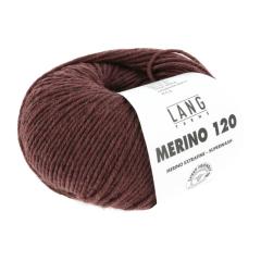 Merino 120 - Lang Yarns - burgundy melange (0262)